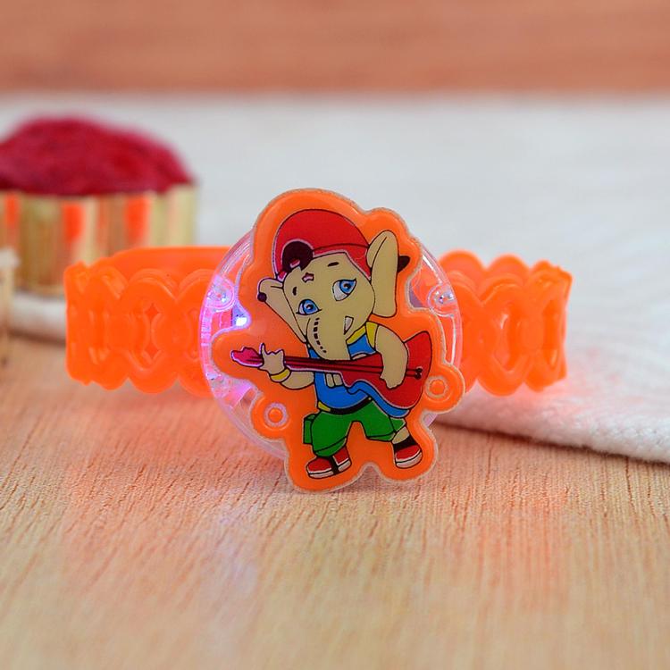 Rockstar Bal-Ganesha 621 LED Kids Rakhi