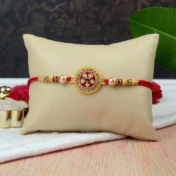 Classic Carmine Canopy Rakhi