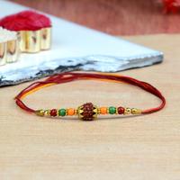 Simple Rudraksh with Triple Beads Rakhi