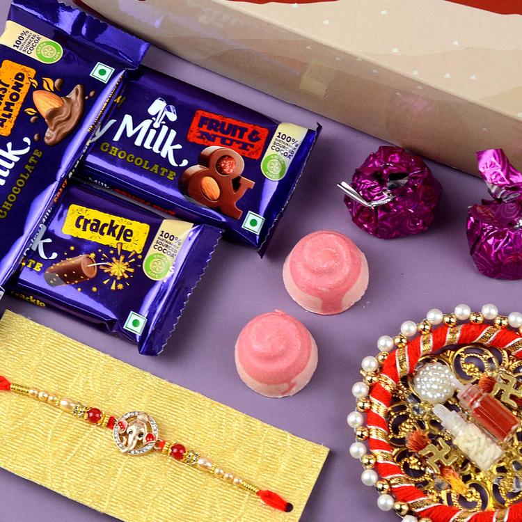 Chocolaty Rakhi Treat Hamper