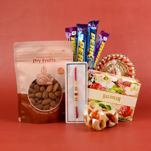 Munch-on Mix of Awesomeness Rakhi Combo Munch-on Mix of Awesomeness Rakhi Combo