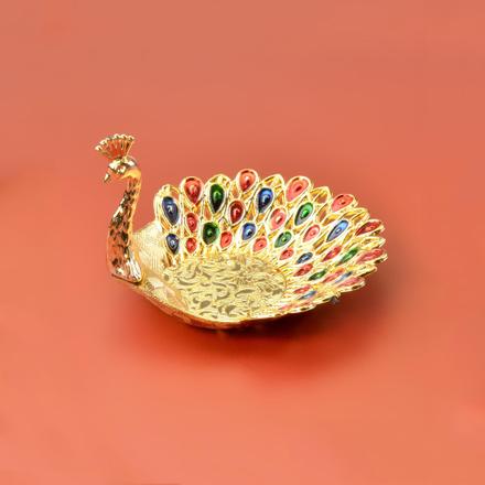 Exclusive Crafted Golden Thali