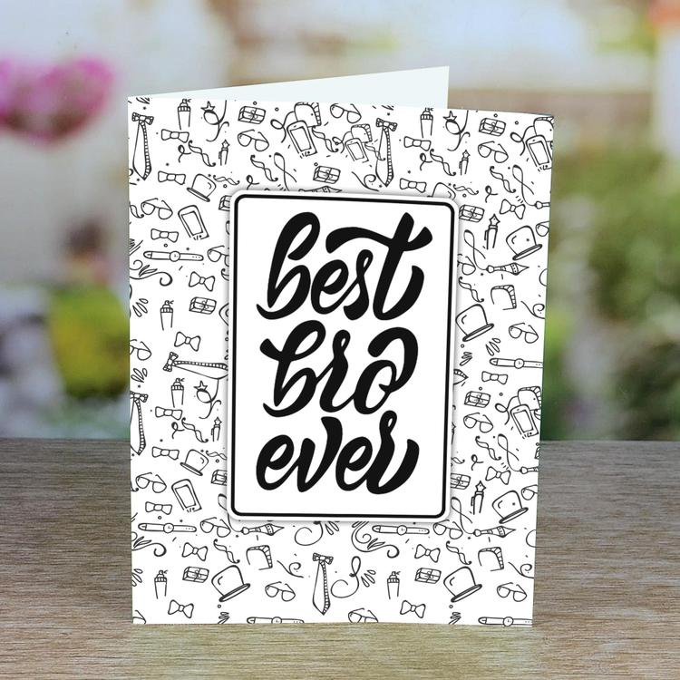 Best Bro Ever Greeting Card