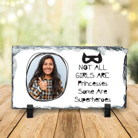 Superhero Sister Photo Rock