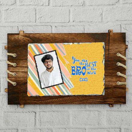 Best Bro Personalized Photo Rock