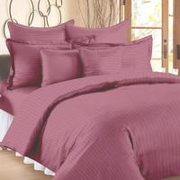 Satin Thulian Pink Double Bedsheet