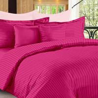 Lush Satin Red Double Bedsheet