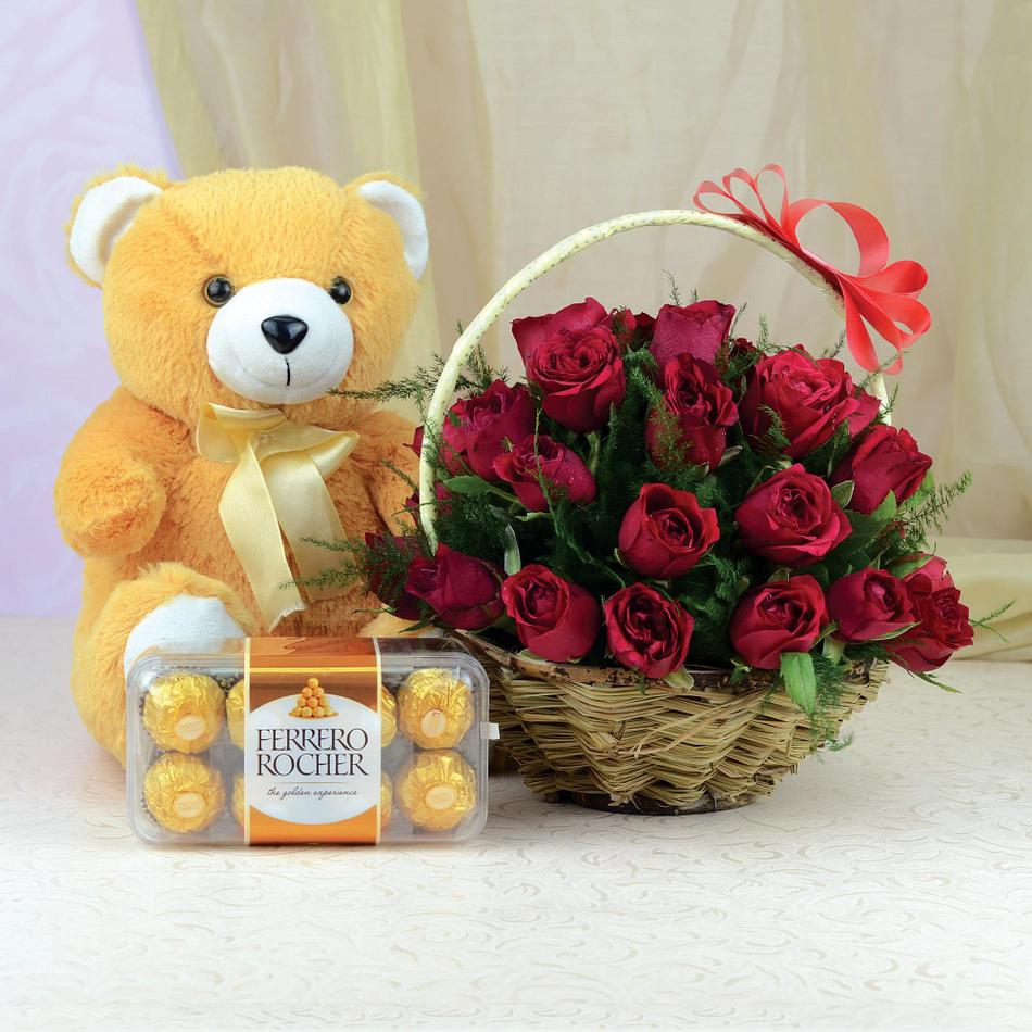 Send Flowers with Chocolates to India