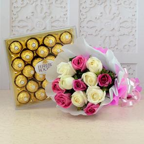 Roses & Ferrero Hamper Roses & Ferrero Hamper