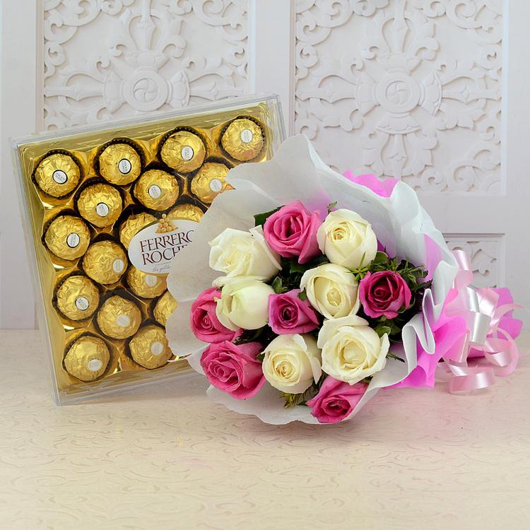 Roses & Ferrero Hamper