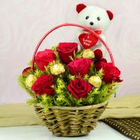 Roses, Ferrero & Cute Teddy
