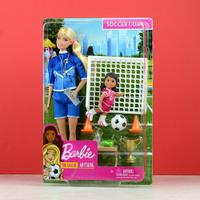Soccer Coach Barbie Playset