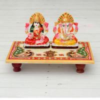 Marble Laxmi Ganesh Set