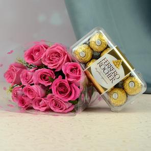 Pink Roses, Ferrero Rocher Pink Roses, Ferrero Rocher