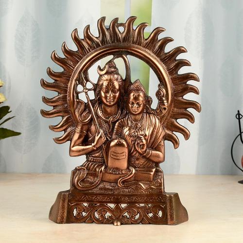 Shiv Parvati Showpiece