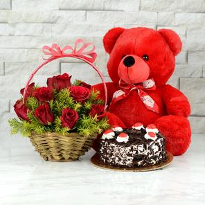 BF, Teddy and Roses combo BF, Teddy and Roses combo
