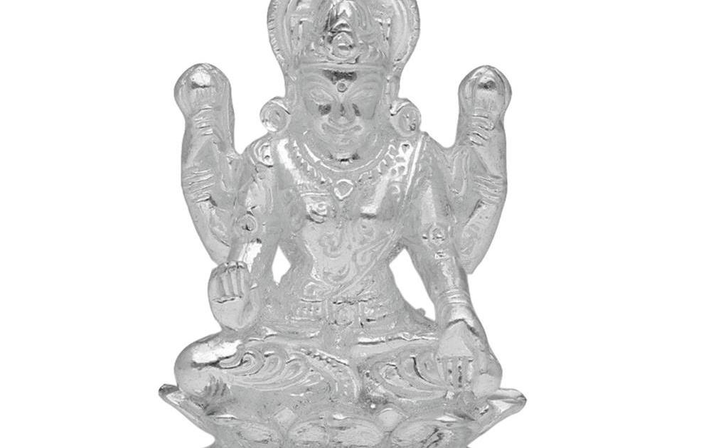 Beautiful Lakshmi Silver Idols Spiritual Gifts