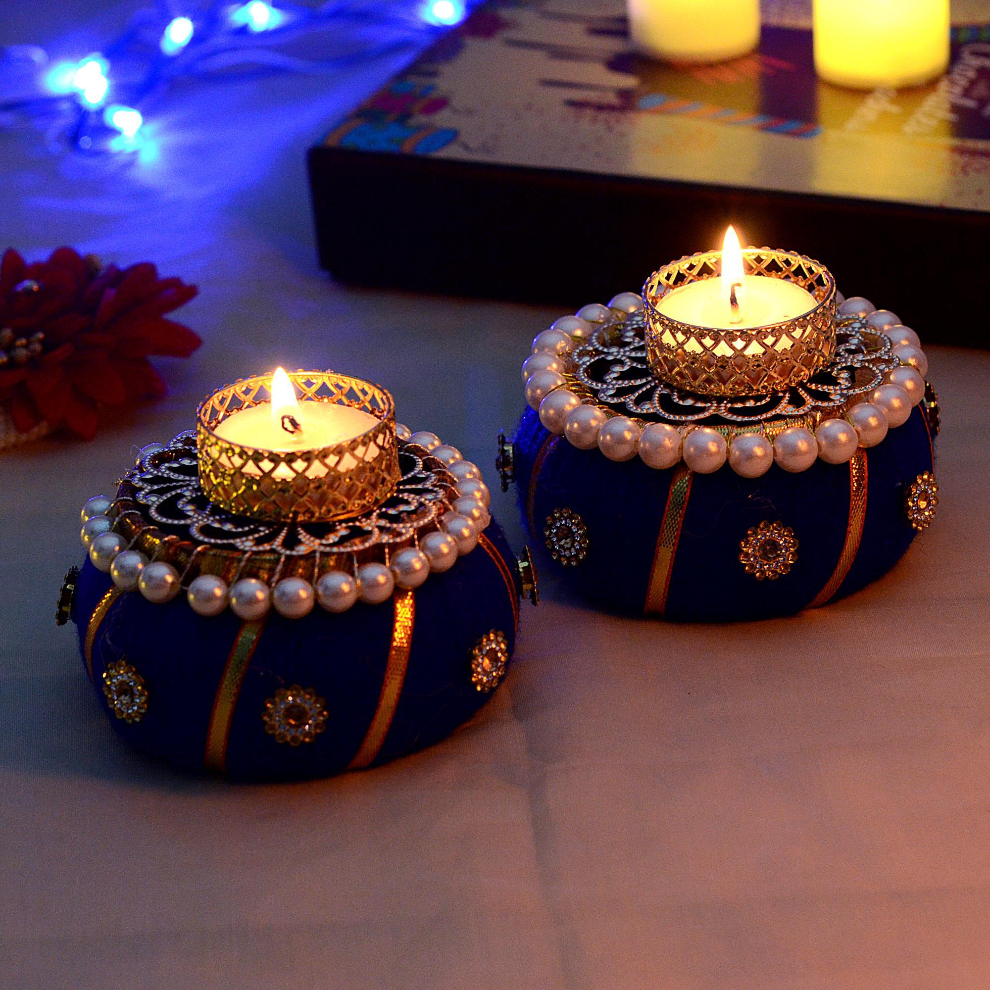 blue-diya-with-wax-2pcs-diwali-diyas