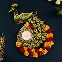 Peacock Styled Handmade Diya