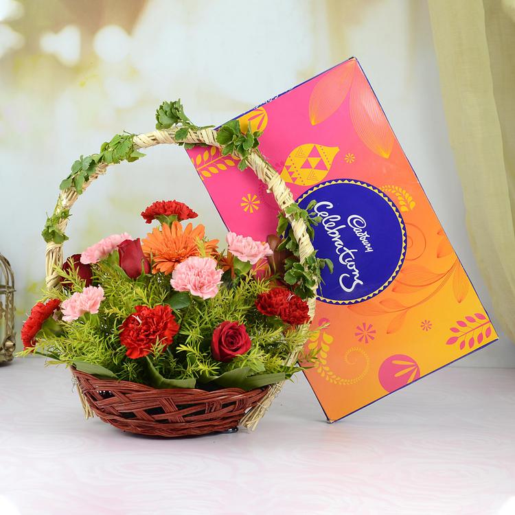 Colourful Blooms & Chocolate