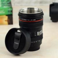 Black Camera Lens Mug
