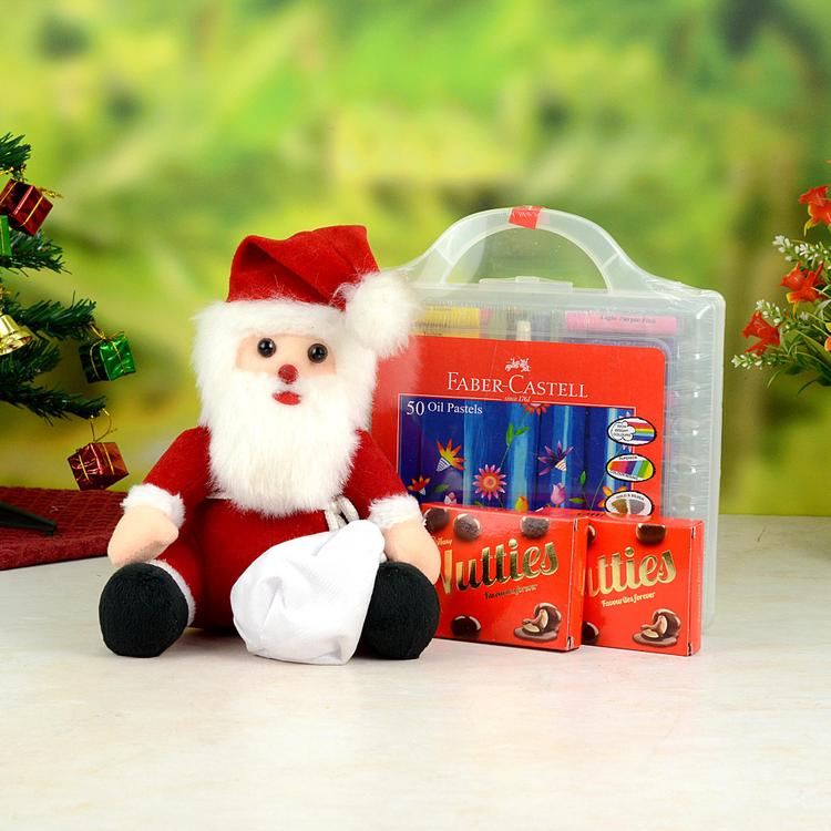 Santa Colours & Choco Hamper