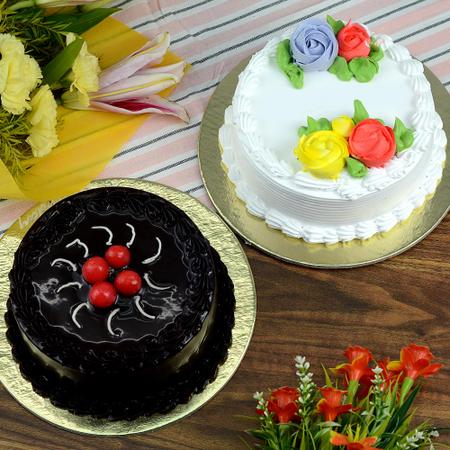 Eggless Cakes Combo