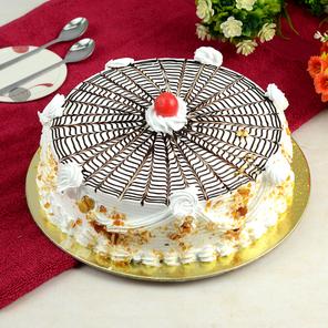 Crunchy Round Butterscotch Cake 1kg Crunchy Round Butterscotch Cake 1kg
