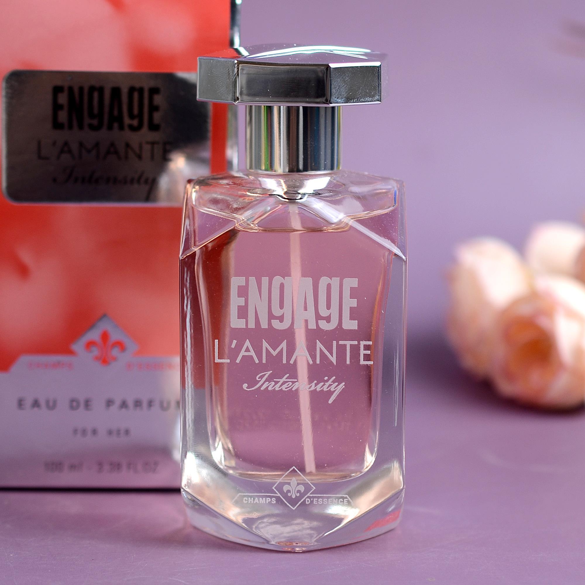 Engage L'amante Intensity Eau De Parfum for Women, Woody, Long Lasting, 100  ml