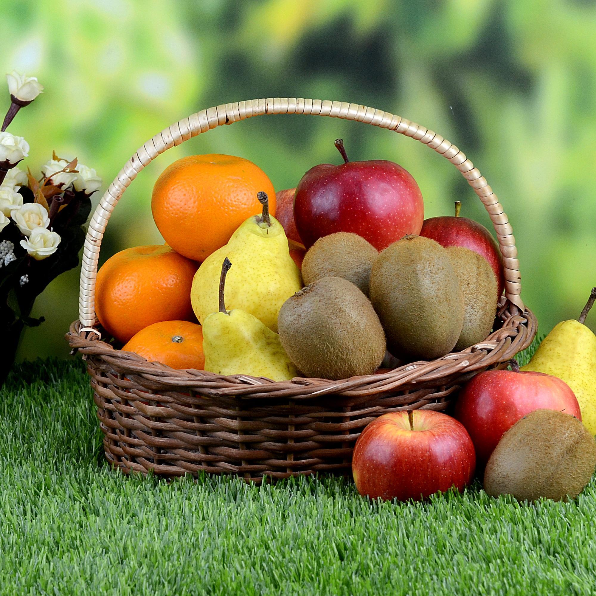 Palatable Basket of Fruits