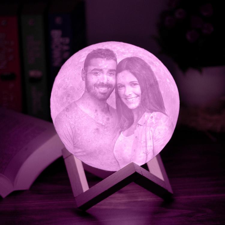 Multicolor Personalized Moon Lamp