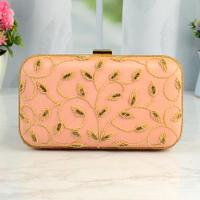 Dazzling Pink & Golden Clutch