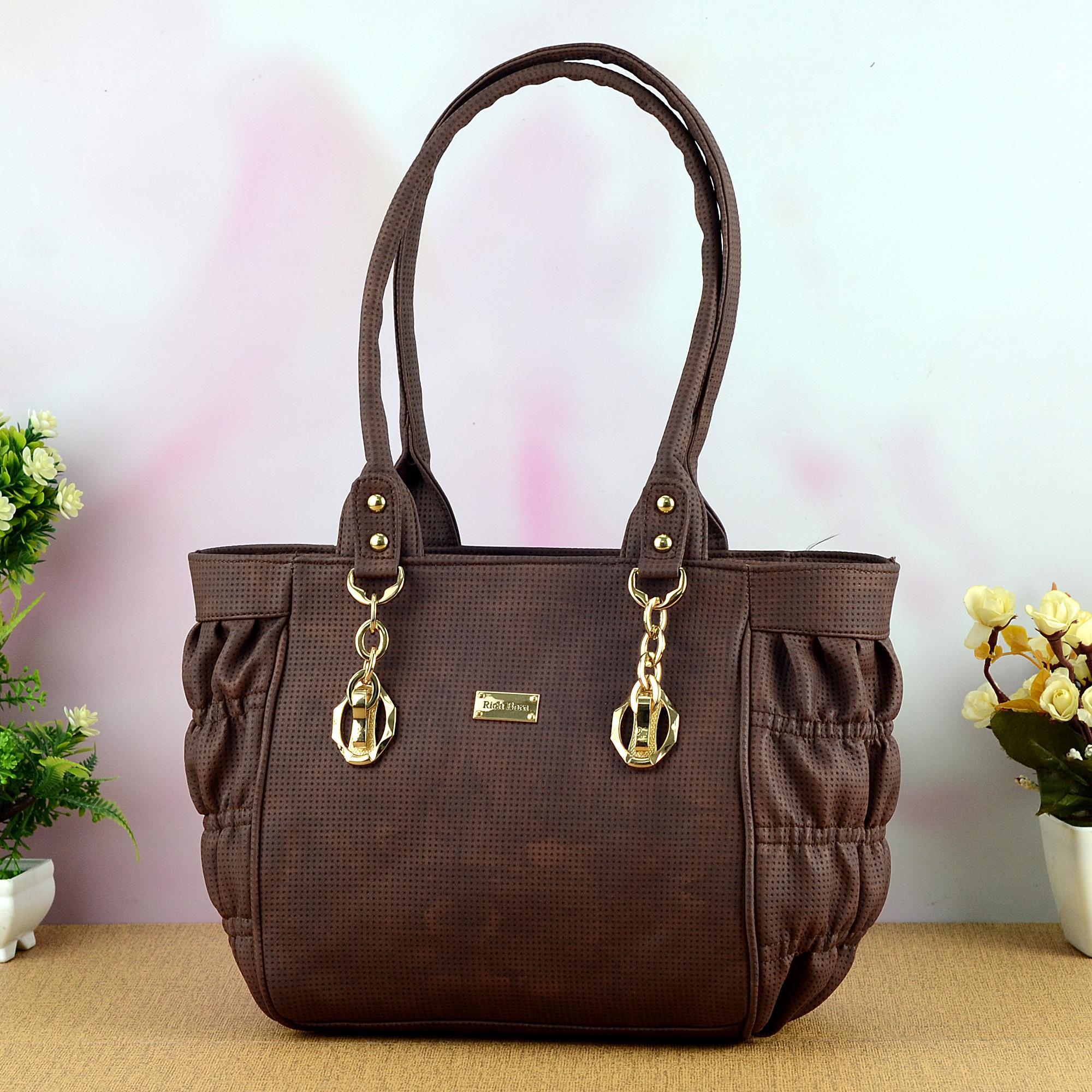 Flamboyant Brown Ladies Bag Bags & Purses