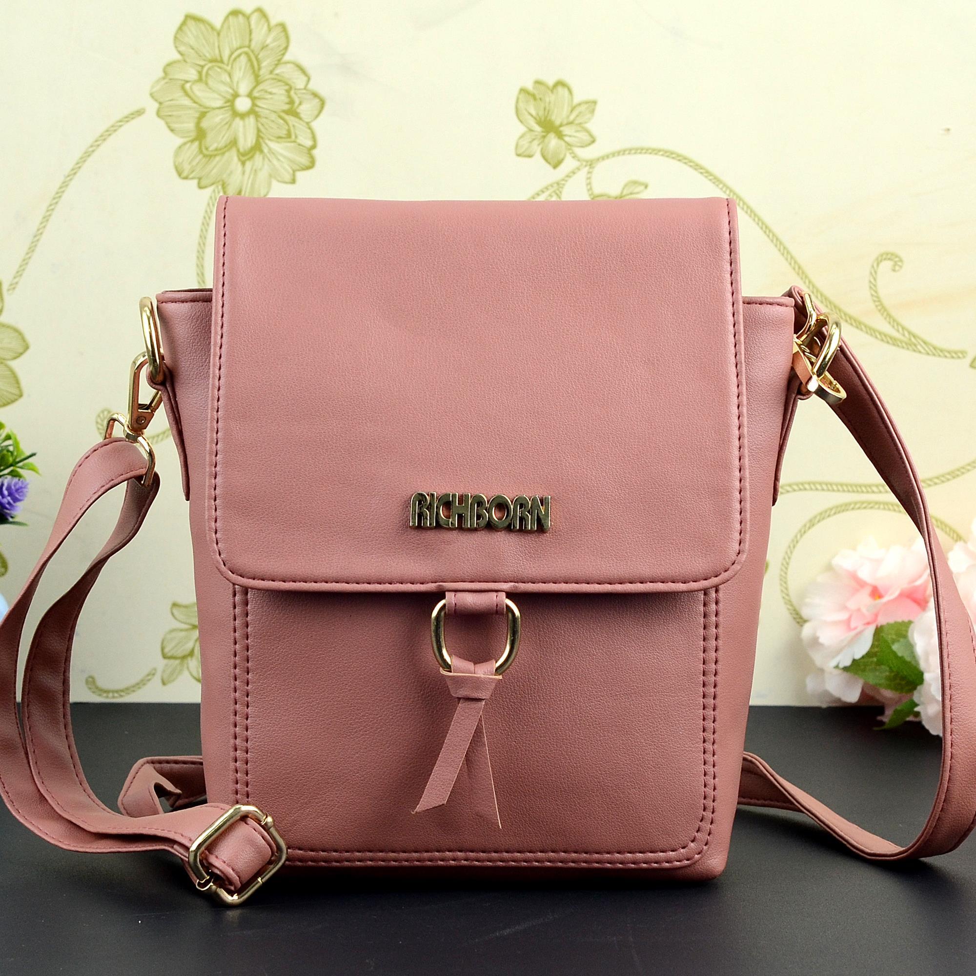 rose colored handbags