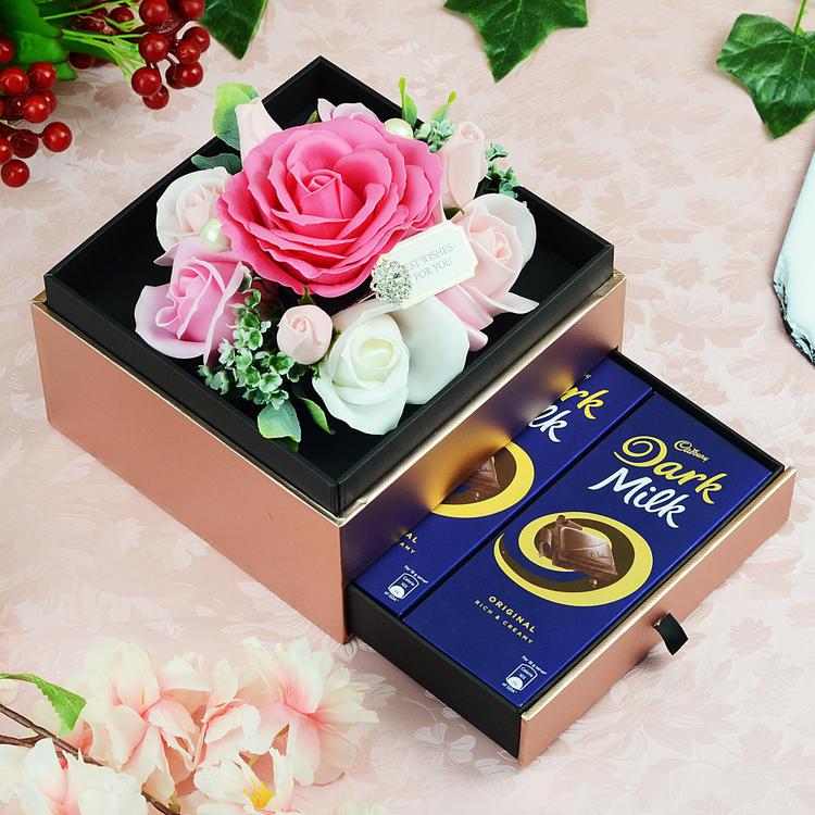 Artificial Roses & Chocolates 