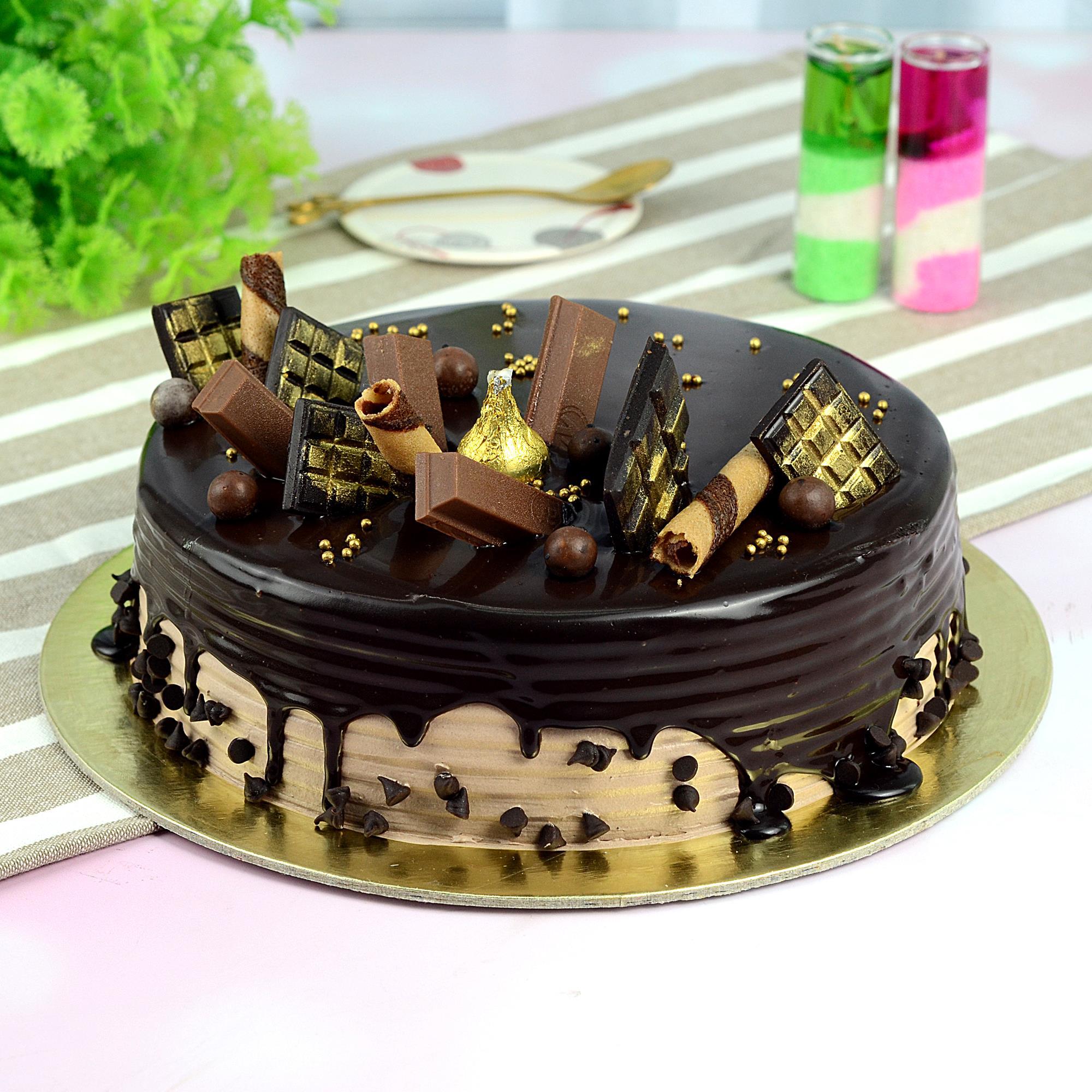 Order This 3 kg Elegant Birthday Cake Online Free Shipping in Delhi, NCR,  Bangalore, Hyderabad | Bangalore