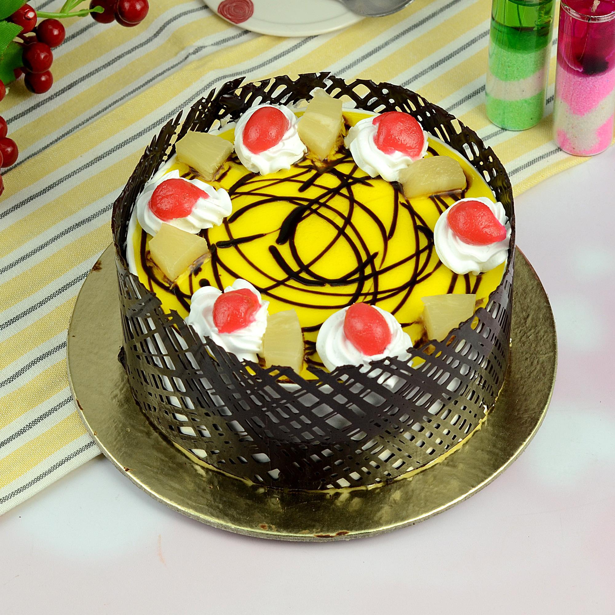 Order Pineapple Cool Cake at Best Price | FaridabadCake