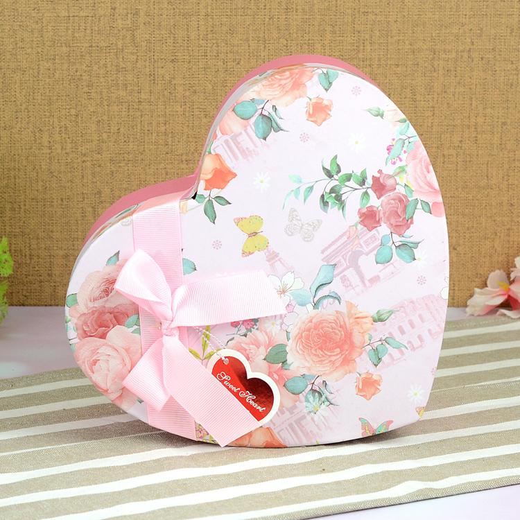 Pink Heart Shaped Gift Box