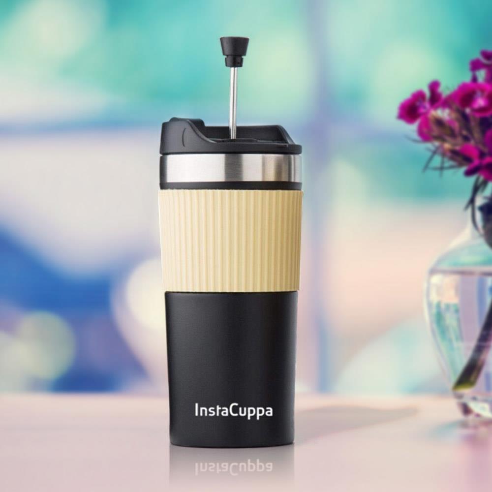 instacuppa french press travel mug