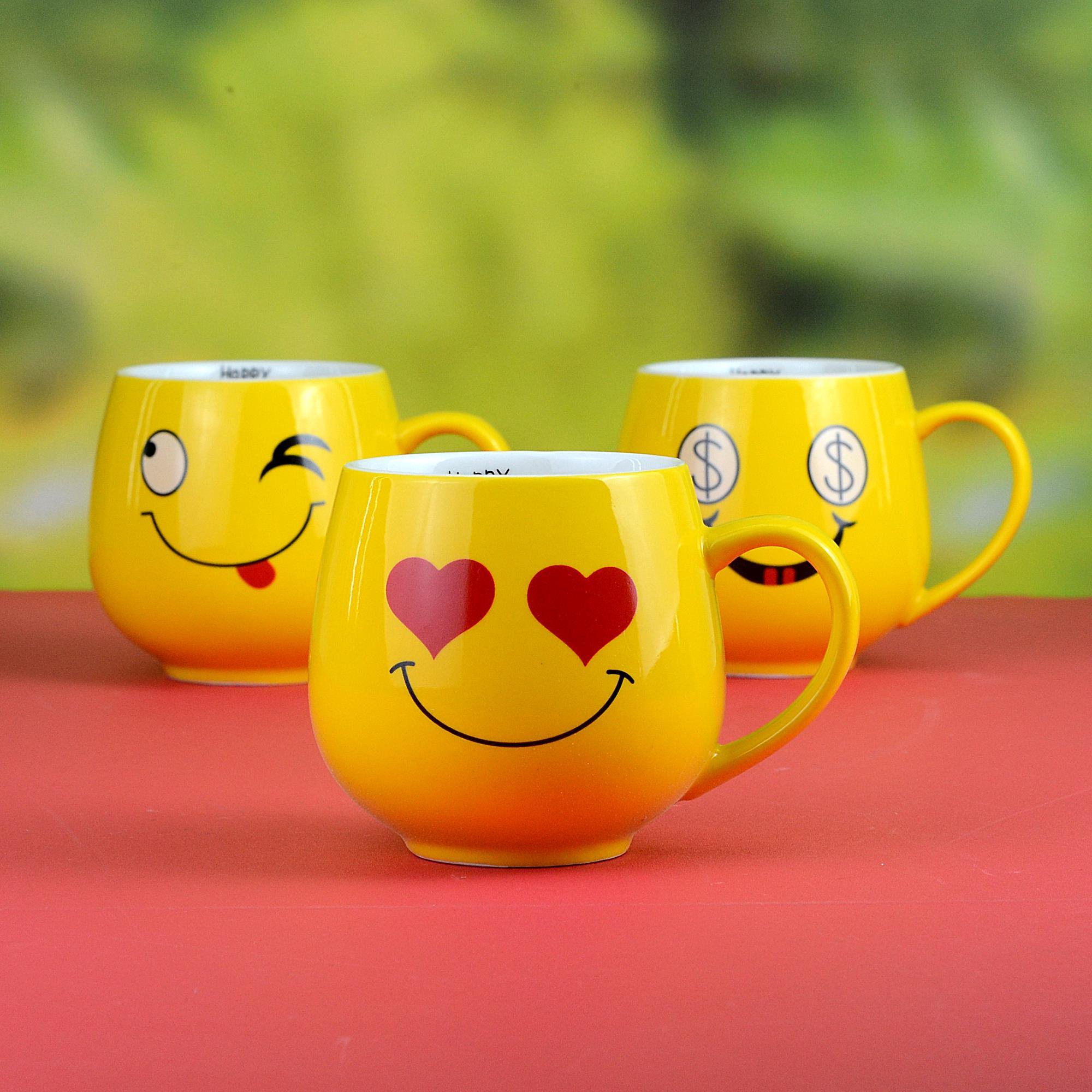 Expressive Emoji Mug Set | Gift for Her