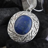 Pendant With Blue Stone