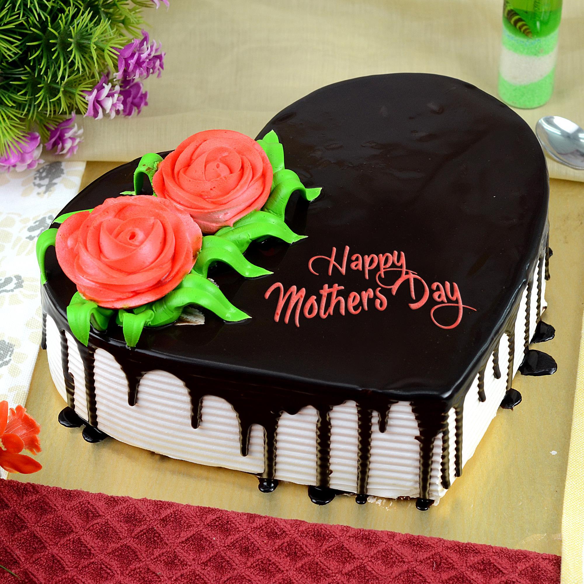 Round Birthday Chocolate Cake - 1 kg- Midnight | Order Cakes Online |  Gifts2IndiaOnline