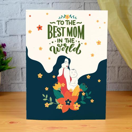 The Best Mom Greeting Card