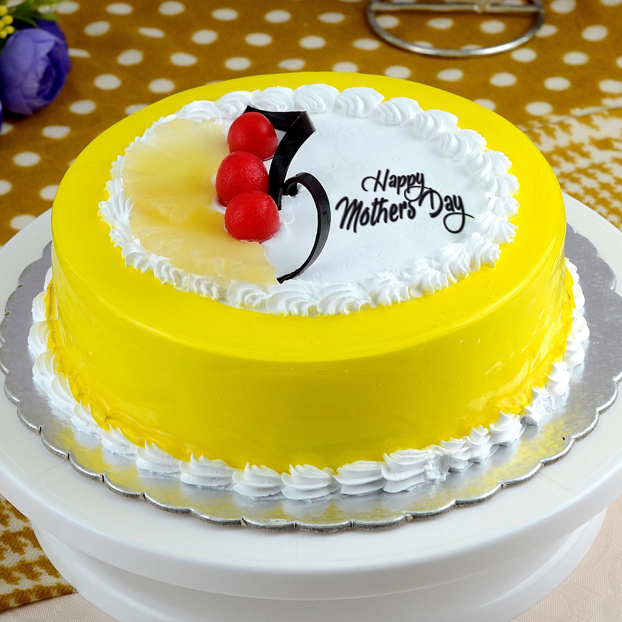 Heart Shape Pineapple Cake , Wedding cakes Delivery in Ahmedabad –  SendGifts Ahmedabad