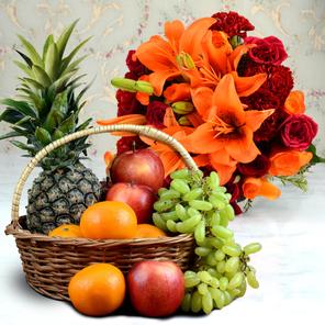 Fruits & Flowers Combo Fruits & Flowers Combo