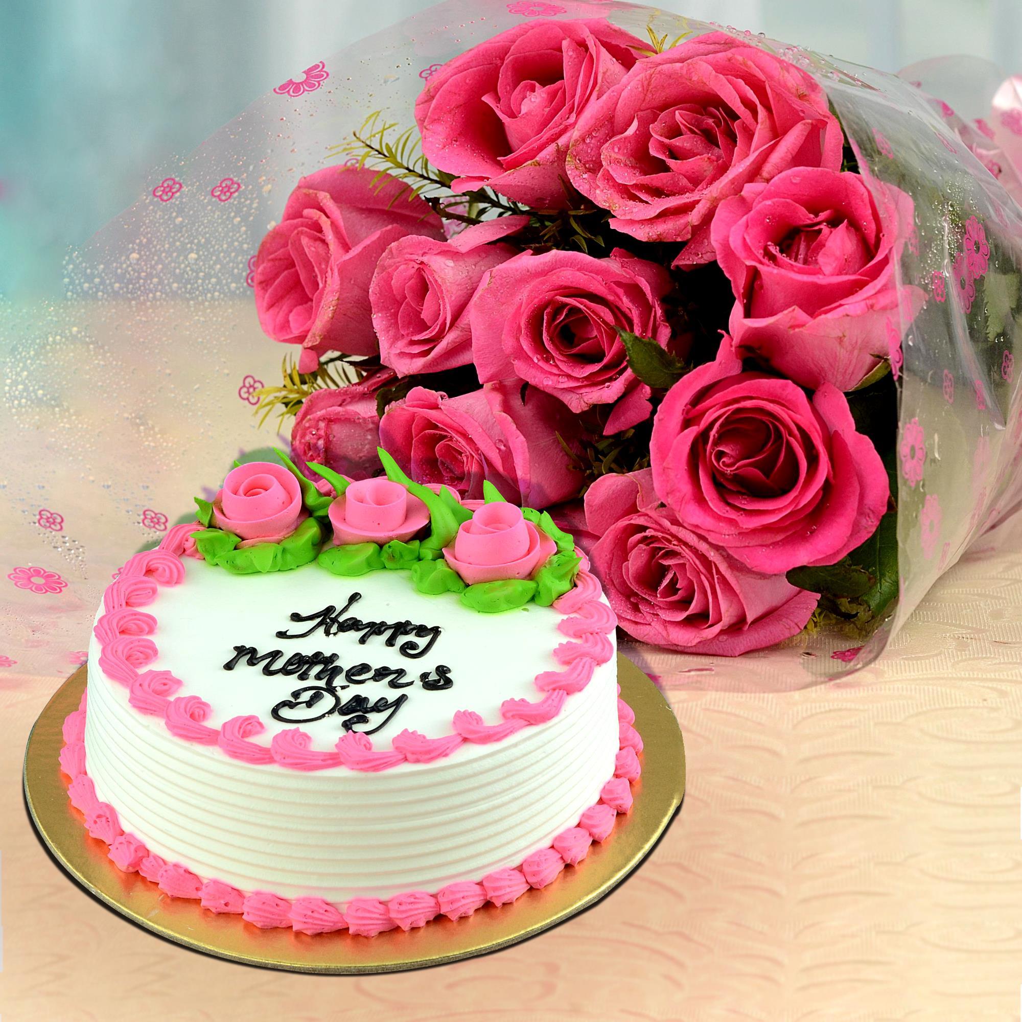 The Pink Medley | Mother's Day Flowers & Cakes