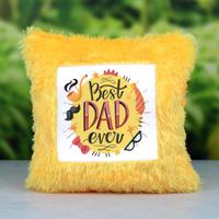 Best Dad Yellow Pillow