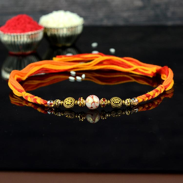 Modern Orb Antique Rakhi