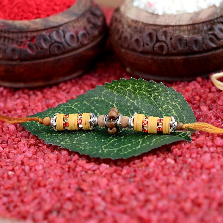 Warm Neutrals Ring Rakhi