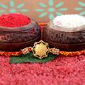 Golden Ganesh Rakhi